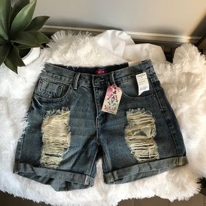 Sugar Distressed Shorts